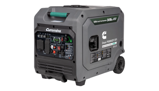 Cummins - A075C500 - Onan P5000iDF EFI Dual-Fuel Inverter Generator - Angled Front View