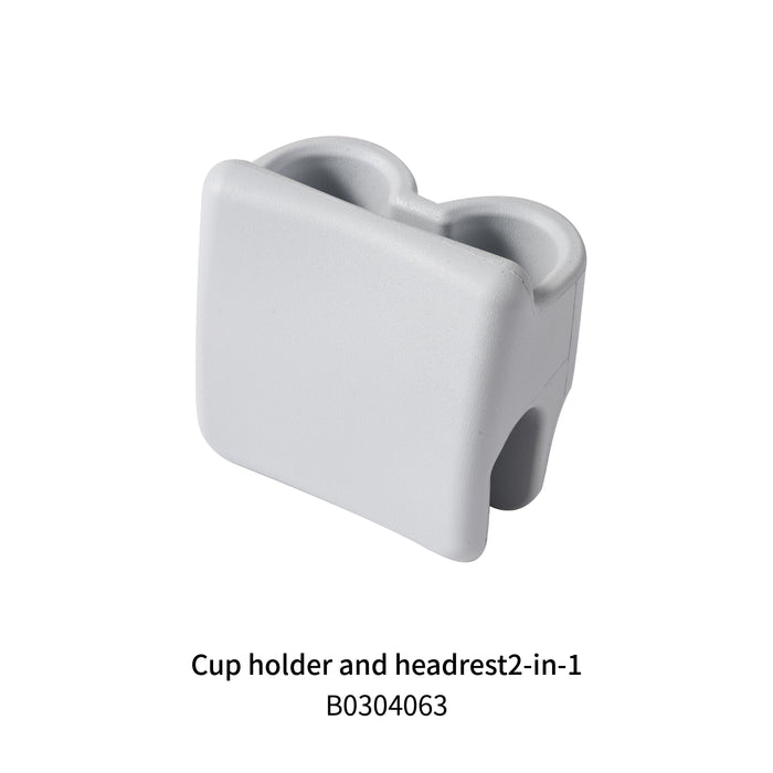 MSpa 2-in-1 Cup Holder & Headrest - Main Product Image