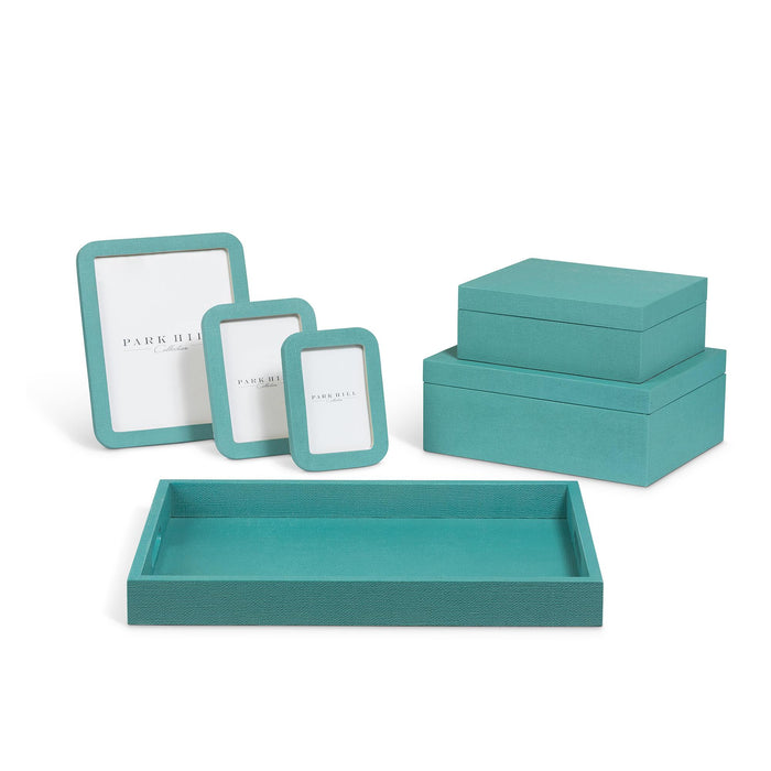 Park Hill Collection St. Tropez Decorative Boxes, Set of 2 – Emerald Shores (view 15)