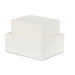 Park Hill Collection St. Tropez Decorative Boxes, Set of 2 – Silk Linen