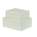 Park Hill Collection St. Tropez Decorative Boxes, Set of 2 – Sage Whisper