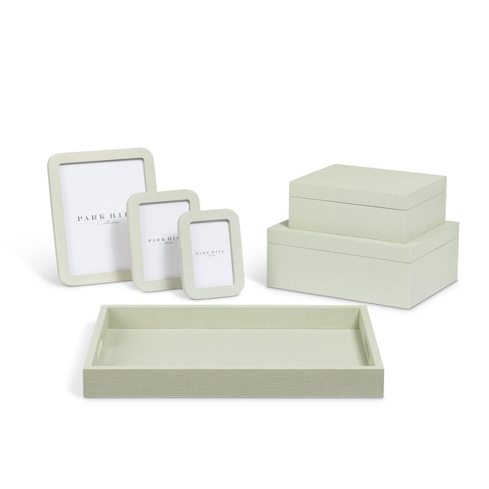 Park Hill Collection St. Tropez Decorative Boxes, Set of 2 – Sage Whisper (view 25)
