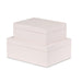 Park Hill Collection St. Tropez Decorative Boxes, Set of 2 – Blush Pearl