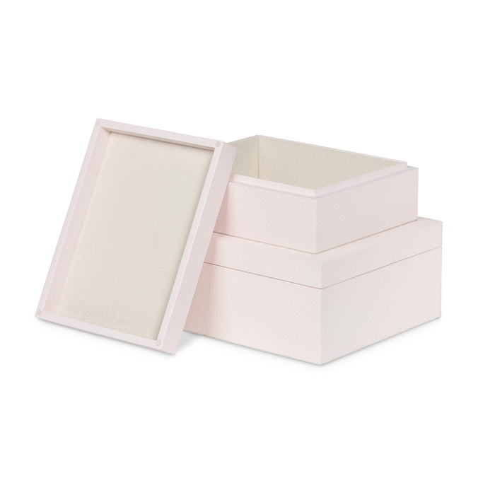 Park Hill Collection St. Tropez Decorative Boxes, Set of 2 – Blush Pearl (view 27)