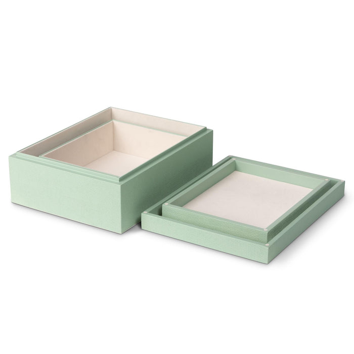 Park Hill Collection St. Tropez Decorative Boxes, Set of 2 – Garden Retreat (view 38)