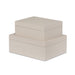 Park Hill Collection St. Tropez Decorative Boxes, Set of 2 – Coastal Sand