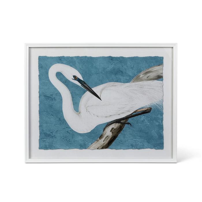 Park Hill Collection Serene Swan Framed Wall Art Set/2