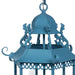 Lotus Lantern, Blue D-094-3-585-24A - side view