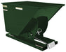 Vestil D-100-LD-GRN-H Steel Light Duty Self Dumping Hopper 1 Cubic Yard 2,000 lb. Capacity Hunter Green