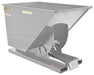 Vestil D-100-LD-SL Steel Light Duty Self Dumping Hopper 1 Cubic Yard 2,000 lb. Capacity Silver Lining
