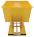 Vestil D-100-LD-YEL steel light duty self dumping hopper - view 3