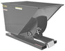 Vestil D-100-MD-GY-SG Steel Medium Duty Self Dumping Hopper 1 Cubic Yard 4,000 lb. Capacity Battleship Gray