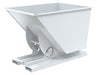 Vestil D-100-MD-NB-WHT Steel Medium Duty No Bump & Dump Hopper 1 Cubic Yard 4,000 lb. Capacity White
