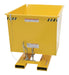 Vestil D-100-MD-YEL steel medium duty self dumping hopper - view 4