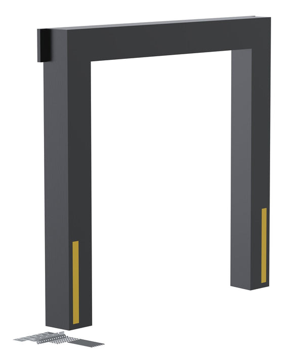 Vestil D-150-12 Vinyl Dock Seal 12 in. 8 ft. x 8 ft. Black