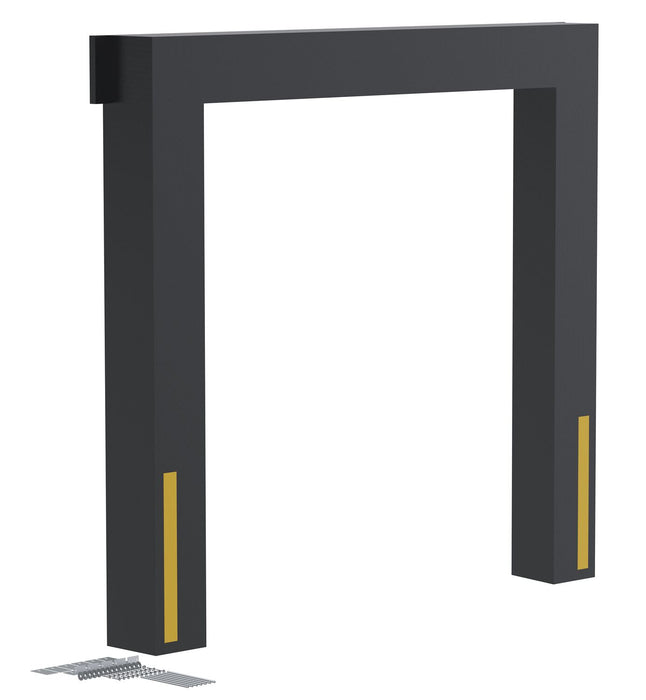 Vestil D-150-13 Vinyl Dock Seal 13 in. 8 ft. x 8 ft. Black