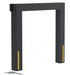 Vestil D-150-13 Vinyl Dock Seal 13 in. 8 ft. x 8 ft. Black