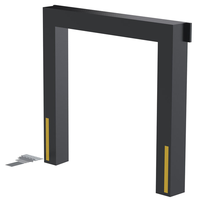 Vestil D-150-14 Vinyl Dock Seal 14 in. 8 ft. x 8 ft. Black