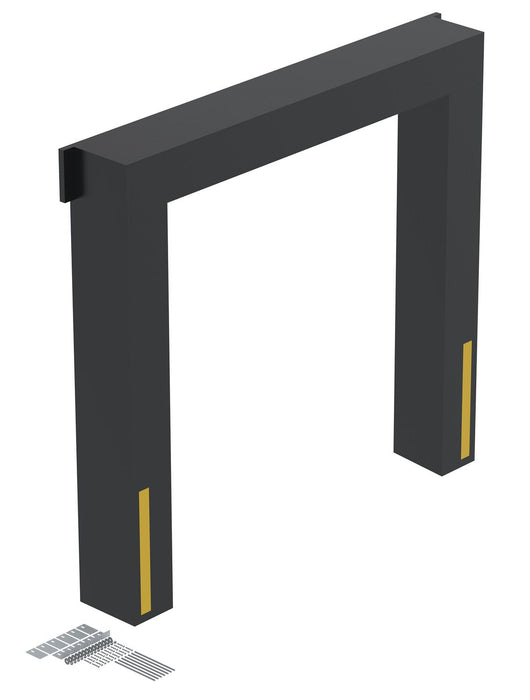 Vestil D-150-17 Vinyl Dock Seal 17 in. 8 ft. x 8 ft. Black