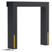 Vestil D-150-20 Vinyl Dock Seal 20 in. 8 ft. x 8 ft. Black