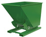 Vestil D-150-HD-NB-GRN-T Steel Heavy Duty No Bump & Dump Hopper 1-1/2 Cubic Yard 6,000 lb. Capacity Tractor Green