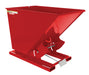 Vestil D-150-HD-SR Steel Heavy Duty Self Dumping Hopper 1-1/2 Cubic Yard 6,000 lb. Capacity Red