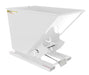 Vestil D-150-HD-WHT Steel Heavy Duty Self Dumping Hopper 1-1/2 Cubic Yard 6,000 lb. Capacity White