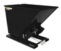 Vestil D-150-LD-BLK-SG Steel Light Duty Self Dumping Hopper 1-1/2 Cubic Yard 2,000 lb. Capacity Semi Gloss Black