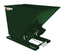 Vestil D-150-MD-GRN-H Steel Medium Duty Self Dumping Hopper 1-1/2 Cubic Yard 4,000 lb. Capacity Hunter Green