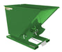 Vestil D-150-MD-GRN-T Steel Medium Duty Self Dumping Hopper 1-1/2 Cubic Yard 4,000 lb. Capacity Green