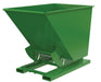 Vestil D-150-MD-NB-GRN-T Steel Medium Duty No Bump & Dump Hopper 1-1/2 Cubic Yard 4,000 lb. Capacity Tractor Green