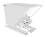 Vestil D-150-MD-WHT Steel Medium Duty Self Dumping Hopper 1-1/2 Cubic Yard 4,000 lb. Capacity White