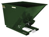 Vestil D-200-HD-GRN-H Steel Heavy Duty Self Dumping Hopper 2 Cubic Yard 6,000 lb. Capacity Hunter Green