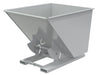 Vestil D-200-HD-NB-GY-MG Steel Heavy Duty No Bump & Dump Hopper 2 Cubic Yard 6,000 lb. Capacity Machine Gray