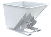 Vestil D-200-HD-NB-WHT Steel Heavy Duty No Bump & Dump Hopper 2 Cubic Yard 6,000 lb. Capacity White