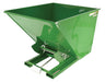 Vestil D-200-LD-GRN-T steel light duty self dumping hopper - view 2