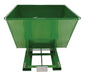 Vestil D-200-LD-GRN-T steel light duty self dumping hopper - view 3