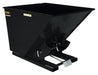 Vestil D-200-MD-BLK-SG Steel Medium Duty Self Dumping Hopper 2 Cubic Yard 4,000 lb. Capacity Semi Gloss Black
