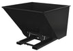 Vestil D-250-HD-NB-BLK-SG Steel Heavy Duty No Bump & Dump Hopper 2-1/2 Cubic Yard 6,000 lb. Capacity Semi Gloss Black