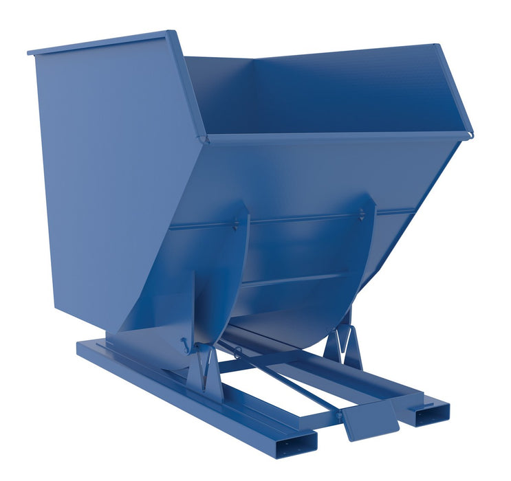 Vestil D-300-HD-NA steel heavy duty narrow self dumping hopper - view 2