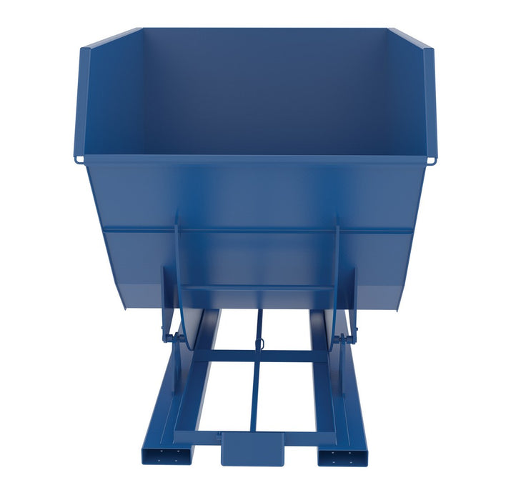 Vestil D-300-HD-NA steel heavy duty narrow self dumping hopper - view 3