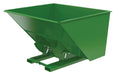 Vestil D-300-HD-NB-GRN-T Steel Heavy Duty No Bump & Dump Hopper 3 Cubic Yard 6,000 lb. Capacity Tractor Green