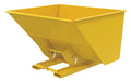 Vestil D-300-HD-NB-YEL Steel Heavy Duty No Bump & Dump Hopper 3 Cubic Yard 6,000 lb. Capacity Yellow