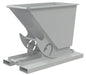 Vestil D-33-HD-NB-GY-MG Steel Heavy Duty No Bump & Dump Hopper 1/3 Cubic Yard 6,000 lb. Capacity Machine Gray