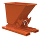 Vestil D-33-HD-NB-ORG-C Steel Heavy Duty No Bump & Dump Hopper 1/3 Cubic Yard 6,000 lb. Capacity Orange