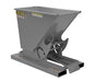 Vestil D-33-LD-GY-SG Steel Light Duty Self Dumping Hopper 1/3 Cubic Yard 2,000 lb. Capacity Battleship Gray
