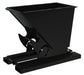 Vestil D-33-LD-NB-BLK-SG Steel Light Duty No Bump & Dump Hopper 1/3 Cubic Yard 2,000 lb. Capacity Semi Gloss Black