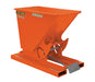 Vestil D-33-LD-ORG-C Steel Light Duty Self Dumping Hopper 1/3 Cubic Yard 2,000 lb. Capacity Orange