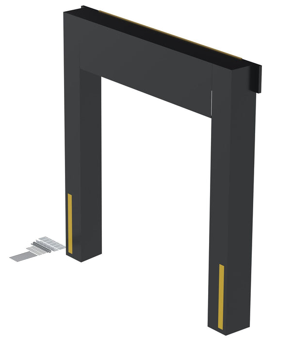 Vestil D-350-14 Nylon (Vinyl) Dock Seal 14 in. 8 ft. x 9 ft. Black