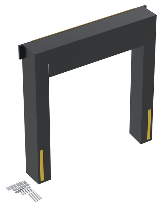 Vestil D-350-19 Nylon (Vinyl) Dock Seal 19 in. 8 ft. x 9 ft. Black